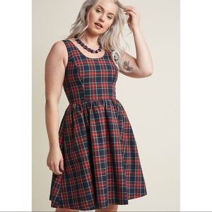 ModCloth plaid dress
